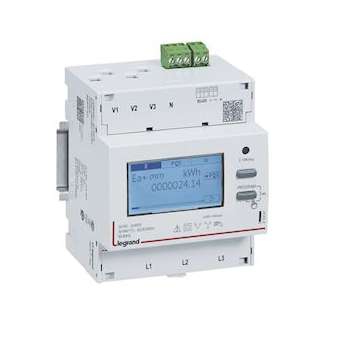 Compteur modulaire 3P EMDX³ non MID raccordement TI 5A sortie RS485 - 4 modules|Legrand-LEG412041