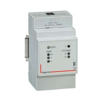 Convertisseur IP- RS485 et Ethernet 90V~ à 260V~ - 3 modules|Legrand-LEG004689