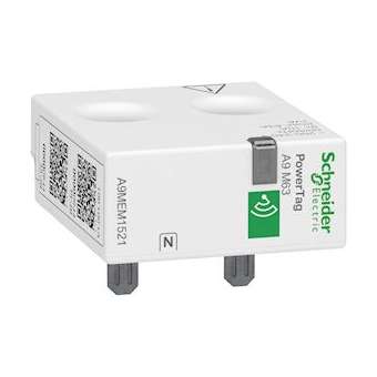 PowerTag - capteur de mesure radio-fréquence - iC60 iID DT60 - 1P+N 63A - amont|Schneider Electric-SCHA9MEM1521