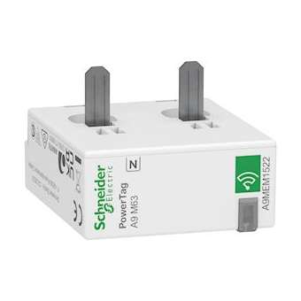 PowerTag - capteur de mesure radio-fréquence - iC60 iID DT60 - 1P+N - 63A - aval|Schneider Electric-SCHA9MEM1522