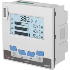 Analyseur énergie 96x96 3ph entrée TI 5A, alim. aux. s statique RS485 Modbus|Carlo gavazzi-CGPWM1596AV53HOSX