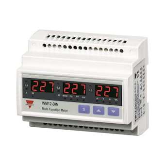 Analyseur d'énergie DIN 3ph 100/208Vll 5Aca 18/60Vcc|Carlo gavazzi-CGPWM12DINAV633S