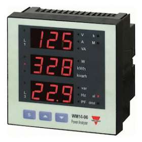 Analyseur d'énergie 96x96 3ph 120/208Vll 5Aca 230Vca Profibus|Carlo gavazzi-CGPWM1496AV63HDG