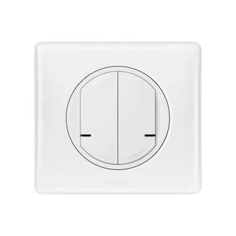 Interrupteur filaire double connecté Céliane with Netatmo - 2X250W - blanc|Legrand-LEG067722
