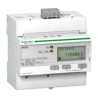 Acti9 iEM - compteur d'énergie tri - TI - multitarif - alarme kW - BACnet - MID|Schneider Electric-SCHA9MEM3265