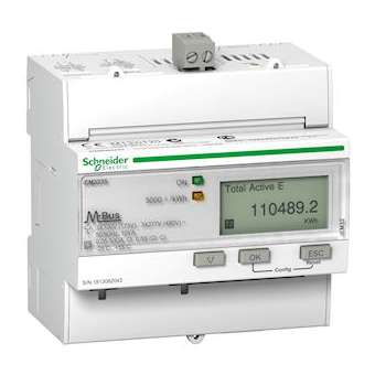 Acti9 iEM - compteur d'énergie tri - TI - multi-tarif - alarme kW - Mbus - MID|Schneider Electric-SCHA9MEM3235