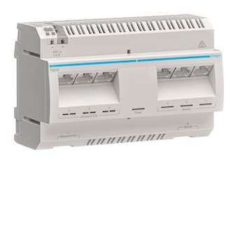 Switch modulaire 8 ports Gbit dont 4 POE|Hager-HAGTN530