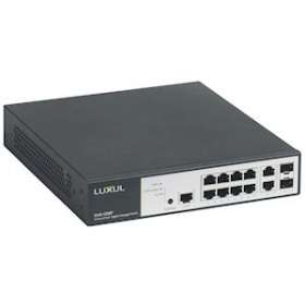 Switch 19pouces Ethernet PoE LCS² 10 ports RJ45 (8 ports PoE+) 1Gb manageable|Legrand-LEG033490