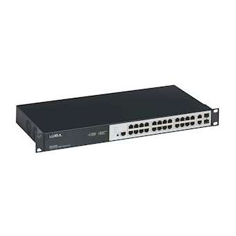 Switch 19pouces Ethernet PoE LCS² 26 ports RJ45 (24 ports PoE+) 1Gb manageable|Legrand-LEG033492