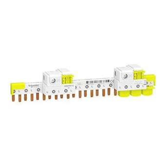 Acti9 iDT40 - peigne avec connecteur - 1P+N - 12 modules de 18mm - 63A|Schneider Electric-SCHA9XPP612