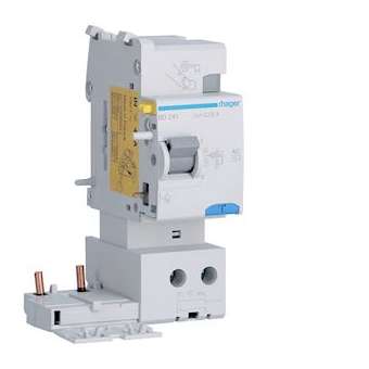 Bloc différentiel 2P 40A 30mA type AC|Hager-HAGBD241