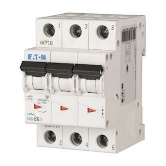 Disj FAZ 3P 20A 10kA (IEC/EN 60947-2) cbe C|Eaton industries-EONFAZ6-C20-3