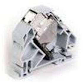 Support modulaire pour Rail DIN sans connecteur RJ45|Corning Pouyet-POUVOL78000
