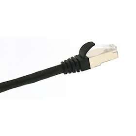 Cordons de brassage CAT6 S/FTP PVC 2 m noir|Gigamedia-GGMCAT6S2MN