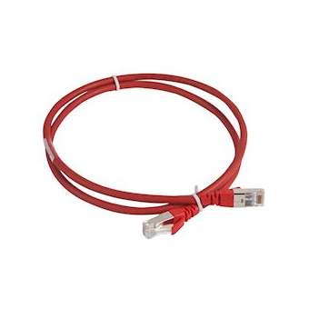 Cordon de brassage RJ45 - LSOH- cat.6A - 100 ohms - S/FTP blindé- L. 1 m -rouge|Legrand-LEG051870
