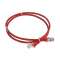 Cordon de brassage RJ45 - LSOH- cat.6A - 100 ohms - S/FTP blindé- L. 1 m -rouge