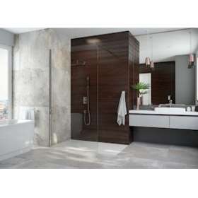 PAROI OPEN 2 DOUCHE OUVERTE 90 VT P.BRILL.+ BAR.STAB.|Leda-LD1L13OP60933