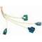 Kit coquille verte/grise 2 paires simple face