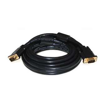 Rallonge vidéo HD15 Mâle/Femelle 1,80 m noir|Gigamedia-GGMVH15H15A2