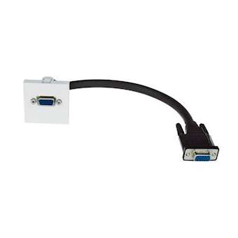 Plastron adaptateur vga f/f 20cm|Gigamedia-GGMVH15PLAS02M