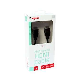 Cordon Ethernet HDMI High Speed - 2m|Legrand-LEG090983