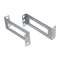 Lot de 2 pattes de décaissage 19' 1U|Gigamedia-GGMBB1U
