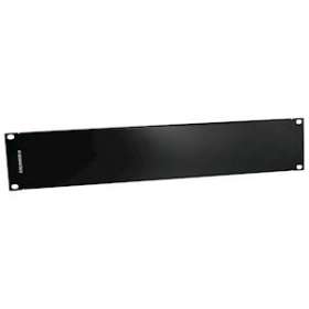 Panneau obturateur 19' 2 U - Noir|Gigamedia-GGMARPO2N