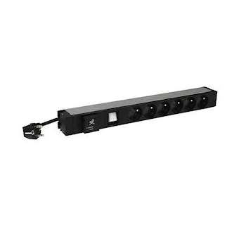PDU 19pouces 1U LCS² - 6x2P+T - module parasurtenseur + interrupteur|Legrand-LEG646835