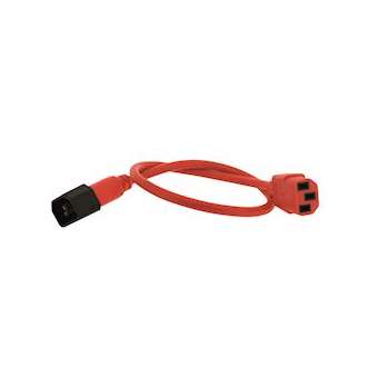Cordon d'alimentation C13 / C14 0,5 m - Rouge|Gigamedia-GGMPC131405R