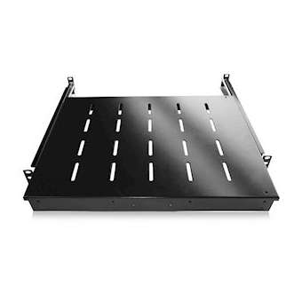Etagère Coulissante 19' 1U Prof. 350 Noire Pour Baie Prof. 600-800|Maec-MAE13P1552006
