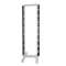 Lot de 2 bandeaux verticaux pour gestion de câbles - Noir