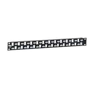 Panneau 24 ports 1U noir|Leviton-BBXMMCPNLX24SIJ2