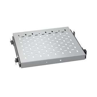 Actassi - plateau télescop. perforé 19P - 1U - prof.1000mm - maxi 45kg - RAL7016|Schneider Electric-SCHNSYBBT1U80PG