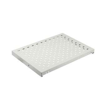 Actassi - plateau fixe perforé 19P - 1U - 800 mm - RAL 7035|Schneider Electric-SCHNSYBBF1U60P