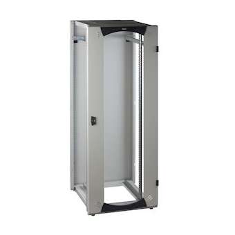 Actassi Baie VDA basic 19P 42U L800 P800 pann arrière RAL7035 porte av. vitrée|Schneider Electric-SCHNSYVDAC42U88B