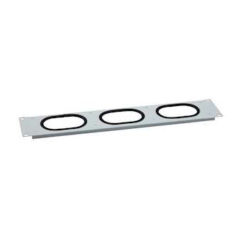Actassi - plastron passe-câble 19P - 2U - RAL 7035|Schneider Electric-SCHNSYCRTM2U3