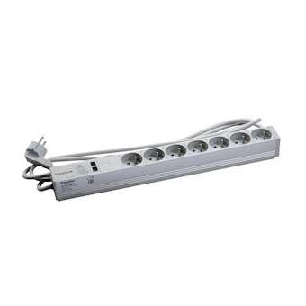 Actassi rail 1U 7 prises + filtre 19P NF|Schneider Electric-SCHNSYAPU19F7FA