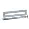 Actassi - plastron 19p - plein - 3U - aluminium - pr disj. modulaire 22 modules