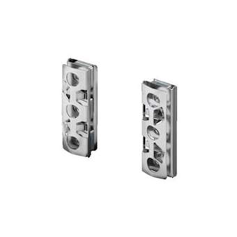 Fixation 19' 1U, M5 - hauteur 1 U avec mise en contact - DK|Rittal-RIT2090.000