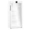 Armoire positive, carrosserie epoxy blanc, porte vitrée, 569L