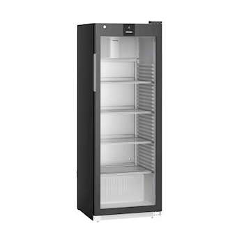 Armoire positive, carrosserie epoxy noir, porte vitrée, 347L|Liebherr pro-LIHMRFVD3511B