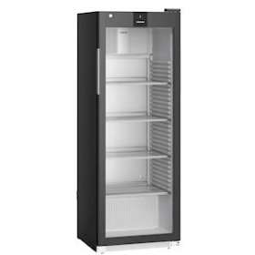 Armoire positive, carrosserie epoxy noir, porte vitrée, 347L|Liebherr pro-LIHMRFVD3511B