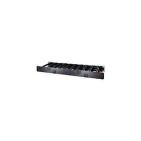 Gestionnaire câbles horizontal - 1U x 6p de profondeur - un seul côté avec cache|Schneider Electric-SCHAR8612