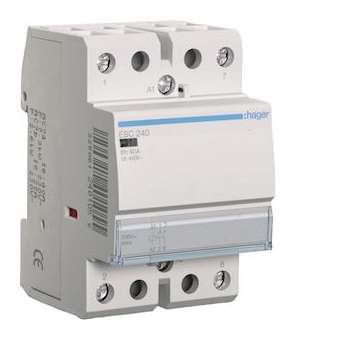 Contacteur 40A, 2F, 230V|Hager-HAGESC240