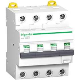 Acti9 iC60 RCBO - disjoncteur differentiel - 4P - 20A - 300mA - C -6kA - type AC|Schneider Electric-SCHA9D55420