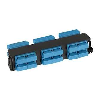 Bloc fibre optique monomode LCS³ SC duplex haute densité pour 12 fibres|Legrand-LEG032111