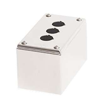 Boîtier en acier inox EN 1.4301 couvercle surbaissé, étanche IP66|Limatec-LI2PEC03-304A