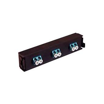 Bloc fibre optique multimodes LCS³ LC duplex pour 6 fibres multimodes - aqua|Legrand-LEG032136