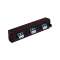 Bloc fibre optique multimodes LCS³ LC duplex pour 6 fibres multimodes - aqua