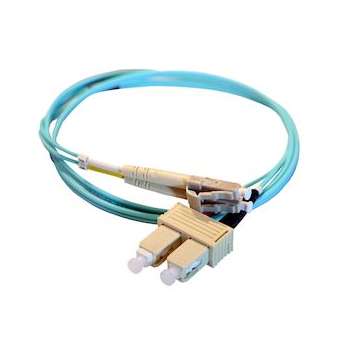 Cordon optique OM3 multimode LCS³ duplex SC/LC - longueur 2m|Legrand-LEG032613